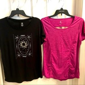 Women’s Lot of 2 Gaiam Work Out Tops Size Medium